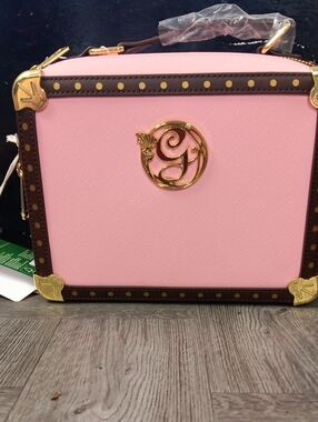 Loungefly Pink Satchel with Gold Accents
